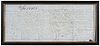 1824 Drinker Family Marriage Certificate