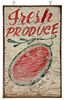 American Hand Painted Produce Sign