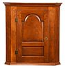 Chippendale Style Cherry Hanging Corner Cupboard