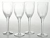 Set of Eight Lalique Angel Champagne Flutes