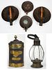 Six American Lighting and Food Accessories
