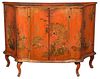 Venetian Baroque Chinoiserie Decorated Cabinet