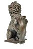 Cast Bronze Figural Lion Fountain