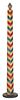 Vintage Paint Decorated Barber Pole