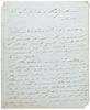 Signed Antonio Lopez de Santa Anna Letter
