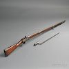 Austrian Percussion Musket and Bayonet