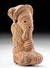 Fine Ancient African Nok Terracotta Figural Amulet