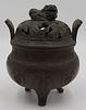 Small Chinese Bronze Archaistic Censer.