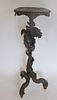 Antique And Finely Carved Griffin Form Pedestal.