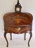 Attributed To R J Horner Inlaid Clock Desk