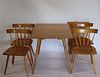 Midcentury Paul Mc Cobb Table And 4 Chairs.