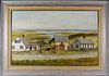 William Ferdinand Macy Oil on Canvas "Seaside Homestead, Cape Cod"