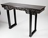 Chinese Carved Teak Wood Altar Table, circa 1850