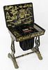 Chinese Export Chinoiserie Sewing Table, circa 1820