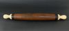 Whaleman Made Whale Ivory Handle Rolling Pin, circa 1840