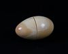Whaleman Carved Whale Ivory Darning Egg, circa 1850