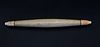 Nantucket Made Whale Bone and Whale Ivory Rolling Pin, circa 1840