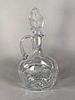 Engraved Glass Decanter