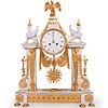19th Cent. French Empire Biscuit Sevres Clock