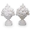 Pair Of Neoclassical Column Toppers