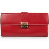 Gucci Womens Red Leather Wallet