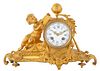 AN AUSTRIAN ORMOLU MANTEL CLOCK, W. SCHONBERGER, VIENNA, MID- TO LATE 19TH CENTURY
