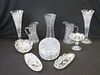 Lot Of Waterford Quality Fine Cut Glass Items