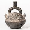 Pre-Columbian Pottery Stirrup-spout Vessel