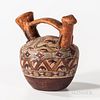 Pre-Columbian Stirrup Pottery Vessel