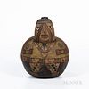 Pre-Columbian Pottery Spout Vessel