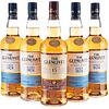 Glenlivet. a) 15 años. Single Malt. Scotch Whisky. Piezas: 1. b) Founder's Reserve. Single Malt. Piezas: 4. Total de piezas: 5.