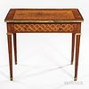 Louis XVI-style Kingwood and Marquetry Center Table
