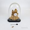 French Gilt-metal Figural Mantel Clock