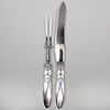 Georg Jensen Silver Carving Set in the 'Cactus' Pattern