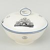 English Transfer Printed Creamware Armorial Tureen and Cover