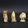 Three (3) Antique Chinese Figurines