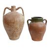 Two (2) Antique Style Terracotta Vessels