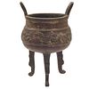 Small Bronze Tripod Censer, Ming Dynasty