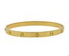 Cartier Love 18K Gold Bangle Bracelet Size 21