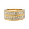14k Gold 4ctw Diamond Wide Band Ring