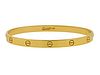 Cartier Vintage Love 18K Gold Bangle Bracelet