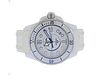 Chanel J12 Marine White Ceramic Rubber Watch 