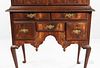 Diminutive Queen Anne Maple and Walnut Veneer High Chest of Drawers