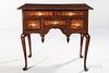 Queen Anne Maple and Mahogany Veneer Dressing Table