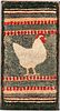 Fabric Rug with a Chicken