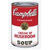 ANDY WARHOL, II.53: Campbell's Cream Mushroom Soup, Stamp on back, Serigraphy without print number, 31.8 x 18.8" (81 x 48 cm)