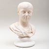 Roman Carved Marble Bust of a Boy