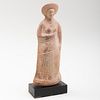 Greek Terracotta Female Figure, possibly Boeotian