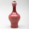 Small Chinese Copper Red Porcelain Vase