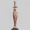 Egyptian Painted Wood Figure of Ptah-Soker-Osiris